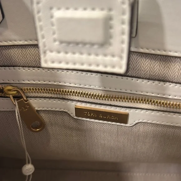 Tory Burch Ella Jacquard Embroidered Quadrant Tote - Picture 4 of 14